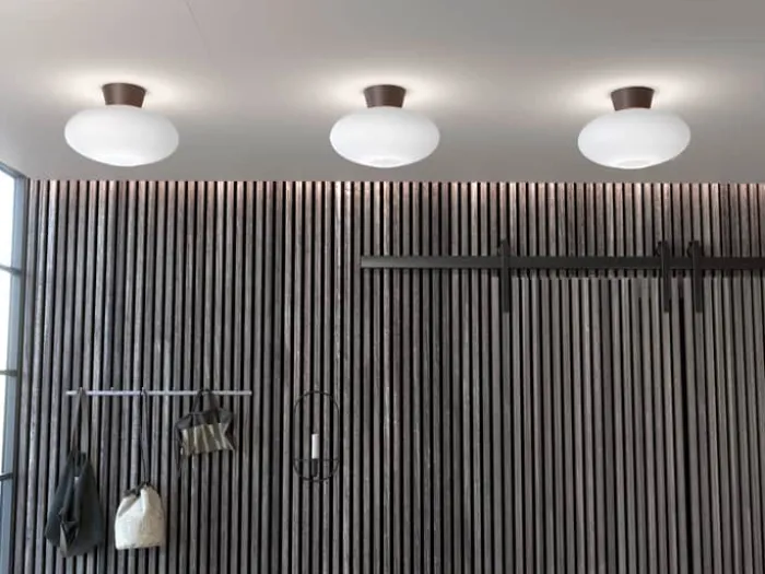 Belid Bullo Plafond Ø 38 cm - Glas - Oxid/opal