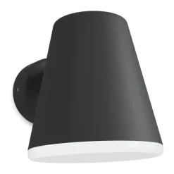 Belid Mist Væglampe H 19 cm - Metal/glas - Sort