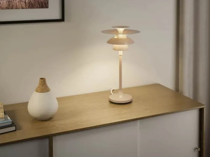 Belid Picasso Bordlampe H 34,8 cm - Metal - Beige