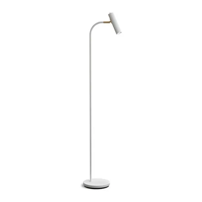 Belid Slender Gulvlampe H 127,6 cm - Hvid/guldfarvet