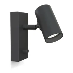 Belid Tyson Væglampe H 15,5 cm - Metal - Sort