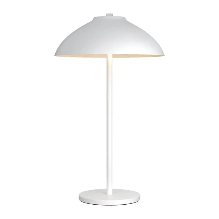 Belid Vali Bordlampe Ø 24 x L 40 cm - Metal - Hvid
