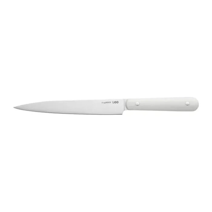 BergHOFF Glints Spirit Knivblok - 7 dele H 23 cm - Rustfrit stål/træ - Hvid