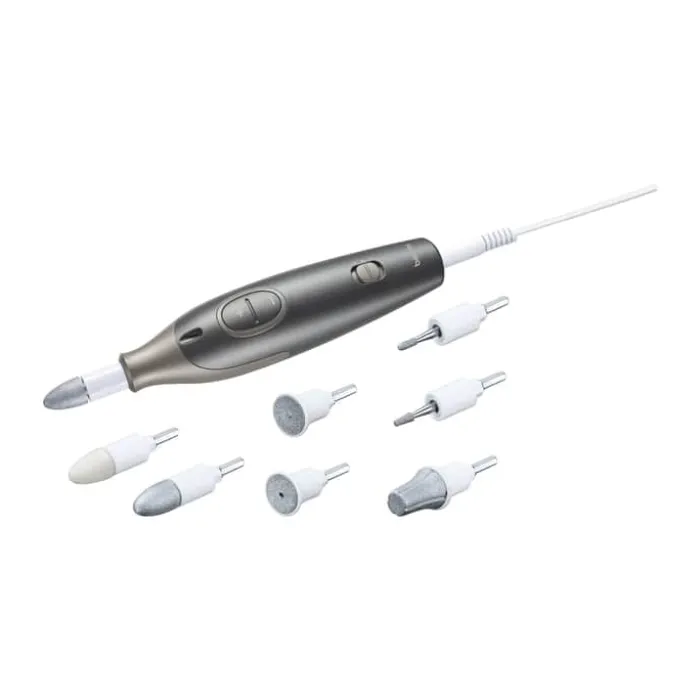 Beurer Manicure/Pedicuresæt PR-MP1R Magic LED display -Opvaringsetui medfølger - Grå
