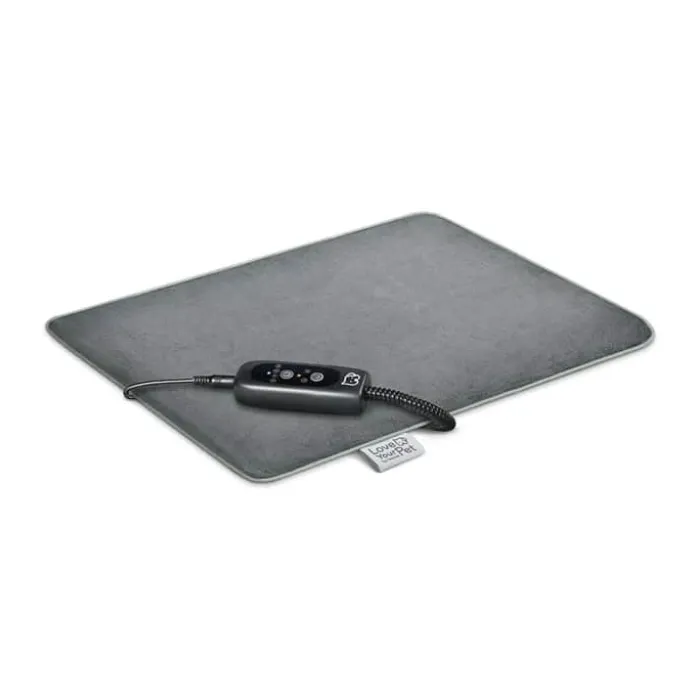 Beurer PP210 Lili Varmemåtte til Kæledyr B 34 x L 41 cm - Fleece - Grå