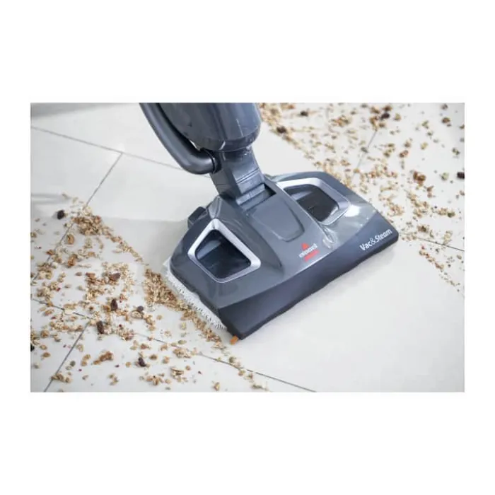BISSELL Vac & Steam Dampmoppe 2-i-1-funktion - Elektronisk fingertouch-betjening - 2 vaskbare filtre