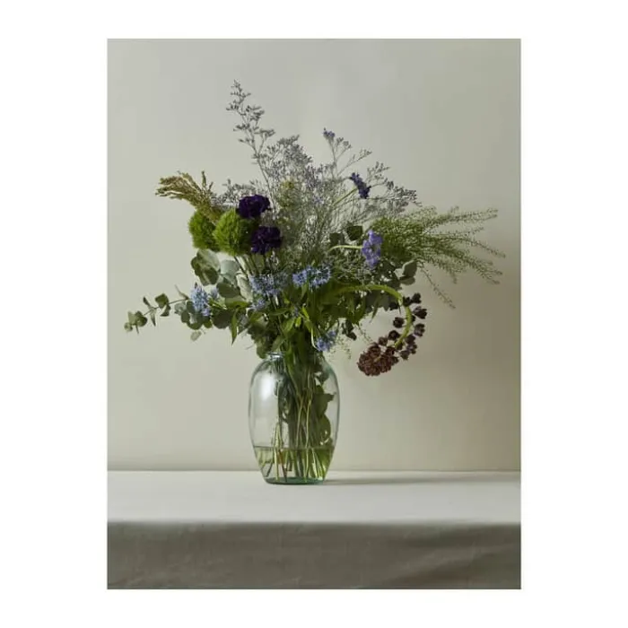 Bitz Kusintha Vase H 20 cm - Glas - Grøn