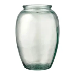 Bitz Kusintha Vase H 20 cm - Glas - Grøn