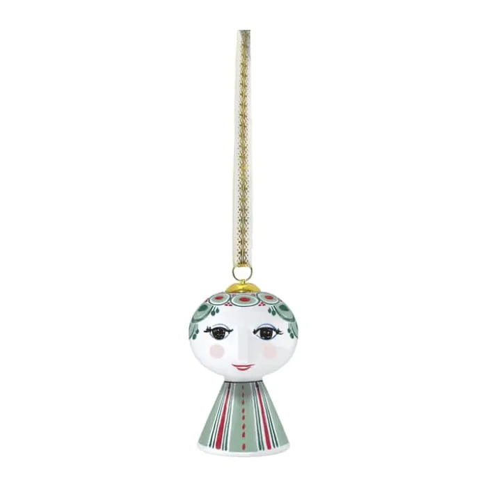 Bjørn Wiinblad Eva Juleophæng H 7,5 cm - Porcelæn - Grøn
