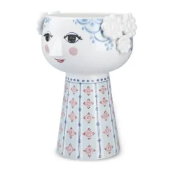 Bjørn Wiinblad Eva Vase H 18,5 cm - Keramik - Lyseblå