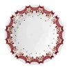 Bjørn Wiinblad Guirlande Tallerken Ø 20 cm - Porcelæn - Rød