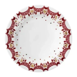 Bjørn Wiinblad Guirlande Tallerken Ø 20 cm - Porcelæn - Rød