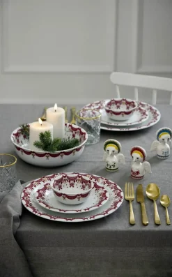 Bjørn Wiinblad Lucia Figur H 10 cm - Porcelæn - Rød