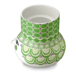 Bjørn Wiinblad Olga Bloklysestage H 12 cm - Porcelæn - Grøn