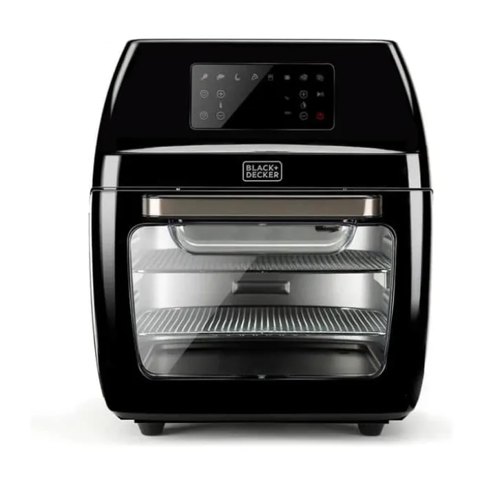 BLACK+DECKER Airfryer 12 liter - 1700 watt - 8 programmer