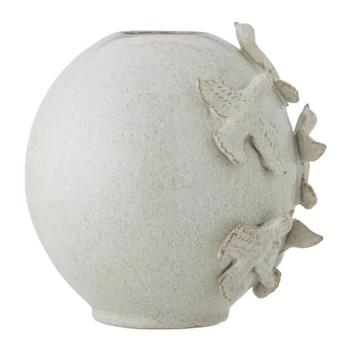 Bloomingville Abira Vase H 25 cm - Stentøj - Natur