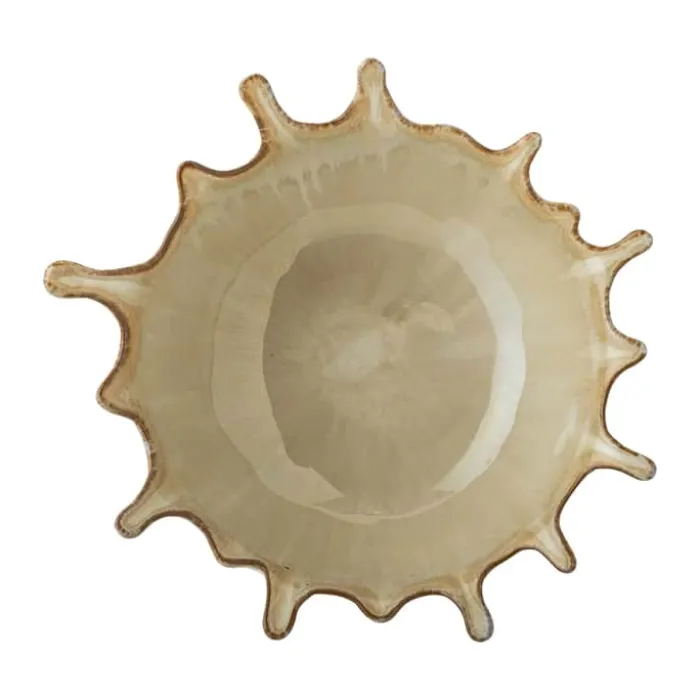Bloomingville Alcott Skål B 21 x L 24 cm - Stentøj - Natur