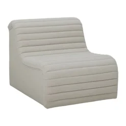 Bloomingville Allure Loungestol H 73 x B 95 x L 79 cm - Polyester - Natur