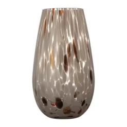 Bloomingville Artem Vase Ø 14,5 x H 25 cm - Glas - Brun