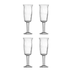 Bloomingville Asha Hvidvinglas - 4 stk. 12,5 cl - Glas - Clear