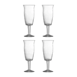 Bloomingville Asha Rødvinsglas - 4 stk. 25 cl - Glas - Clear