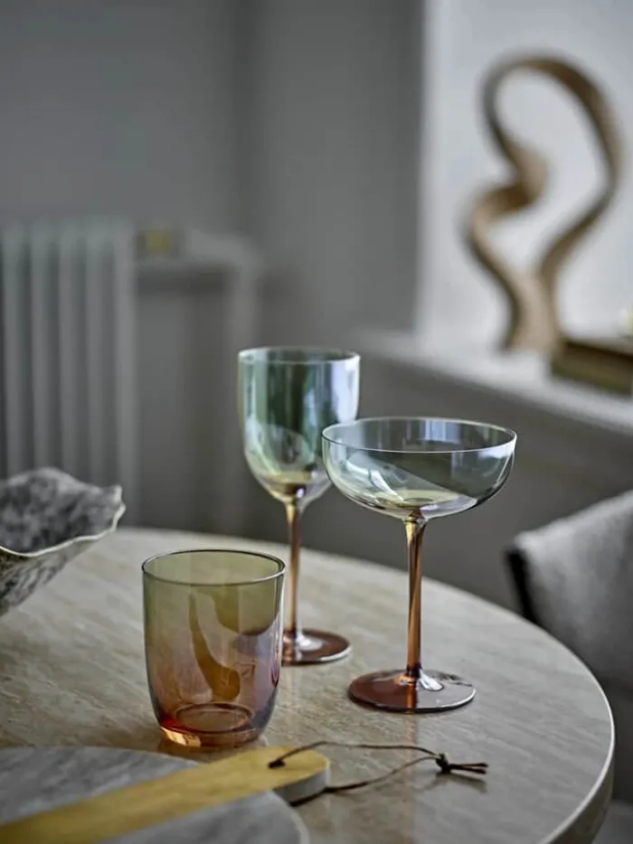 Bloomingville Aston Cocktailglas - 4 stk. 32,5 cl - Glas - Bronze