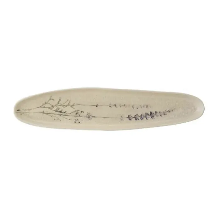 Bloomingville Bea Serveringsfad L 35,5cm - Stentøj - Natur
