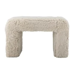Bloomingville Bobbie Taburet H 45 x B 40 x L 70 cm - Polyester - Beige