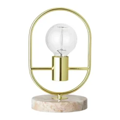 Bloomingville Bordlampe H 30 cm - E27 - Guldfarvet