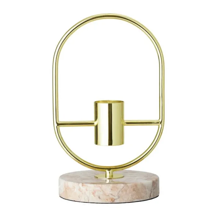 Bloomingville Bordlampe H 30 cm - E27 - Guldfarvet