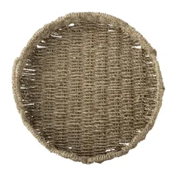Bloomingville Brea Serveringsbakke Ø 35 cm - Søgræs - Natur