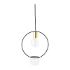 Bloomingville Caralina Pendel Ø 30 cm - Metal - Guld/sort