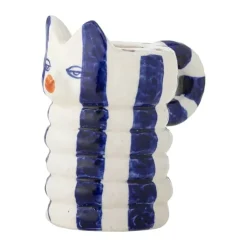 Bloomingville Caty Lysestage - 2 stk. H 13 x B 10,5 x L 16 cm - Stentøj - Blå
