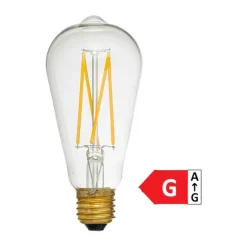 Bloomingville Edison LED Lyspære H 14,2 cm - E27 - Klar