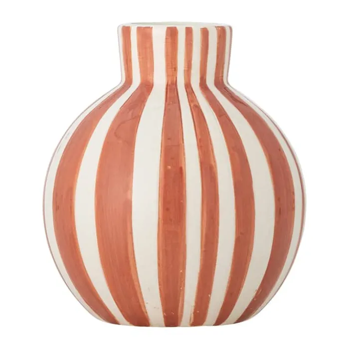 Bloomingville Fian Vase H 11 cm - Keramik - Orange