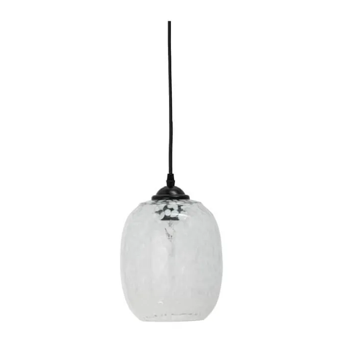 Bloomingville Gisele Pendel Ø 18 cm - Glas - Hvid