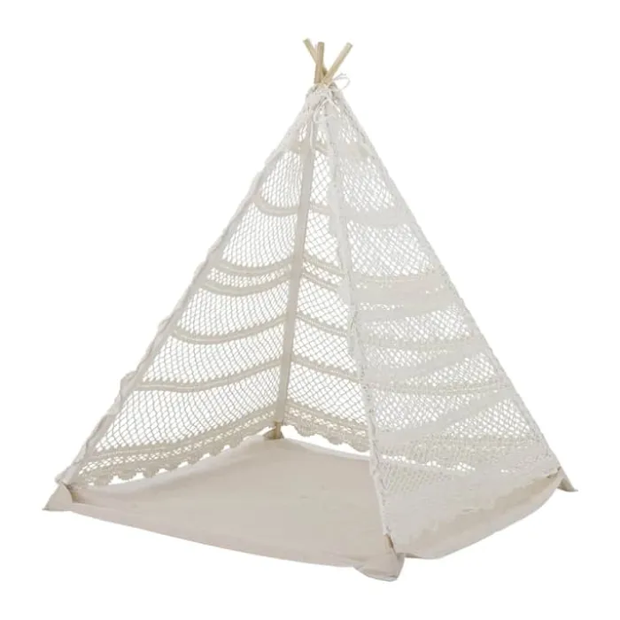 Bloomingville Herle Legetipi H 100 x B 110 x L 100 cm - Bomuld - Hvid