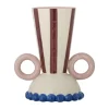 Bloomingville Hyldia Vase H 21 cm - Stentøj - Multifarvet