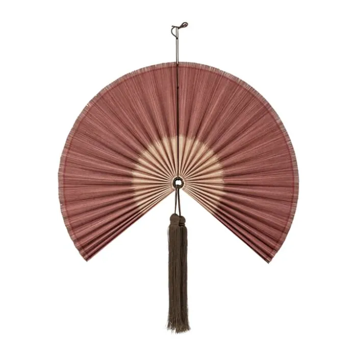 Bloomingville Jaime Vægdekoration H 70 x L 75 cm - Bambus - Rose
