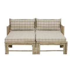 Bloomingville Korfu Modul Haveskammel H 30 x B 72 x L 72 cm - Bambus - Natur