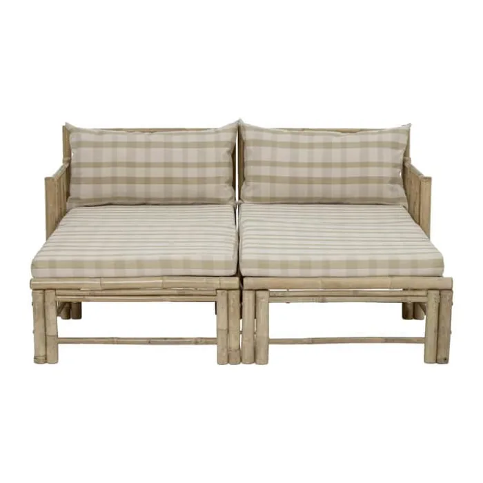 Bloomingville Korfu Modul Haveskammel H 30 x B 72 x L 72 cm - Bambus - Natur
