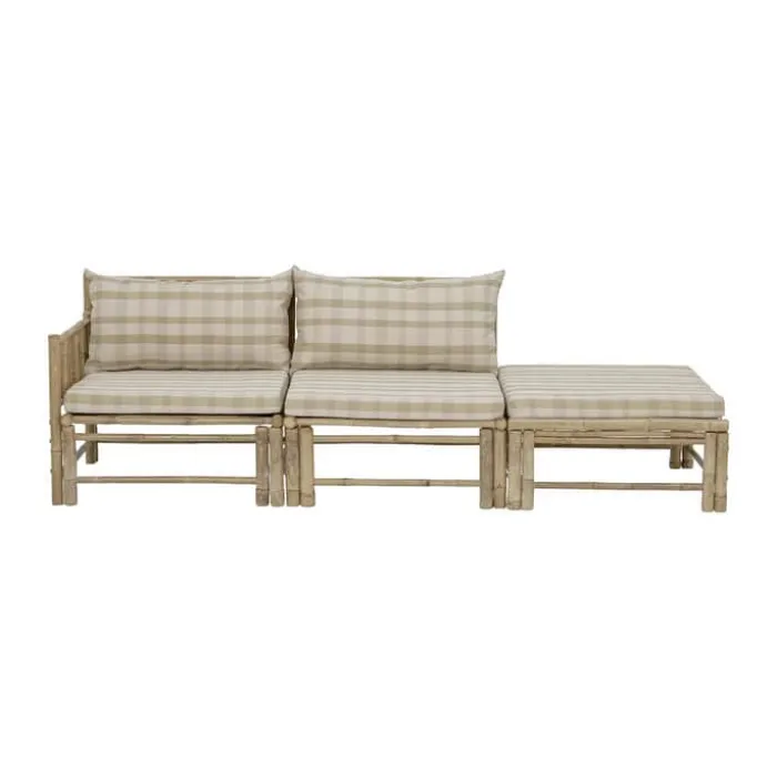 Bloomingville Korfu Modul Haveskammel H 30 x B 72 x L 72 cm - Bambus - Natur