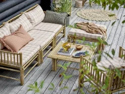 Bloomingville Korfu Modul Havesofa - Højre Hjørne H 70 x B 76 x L 77 cm - Bambus - Natur