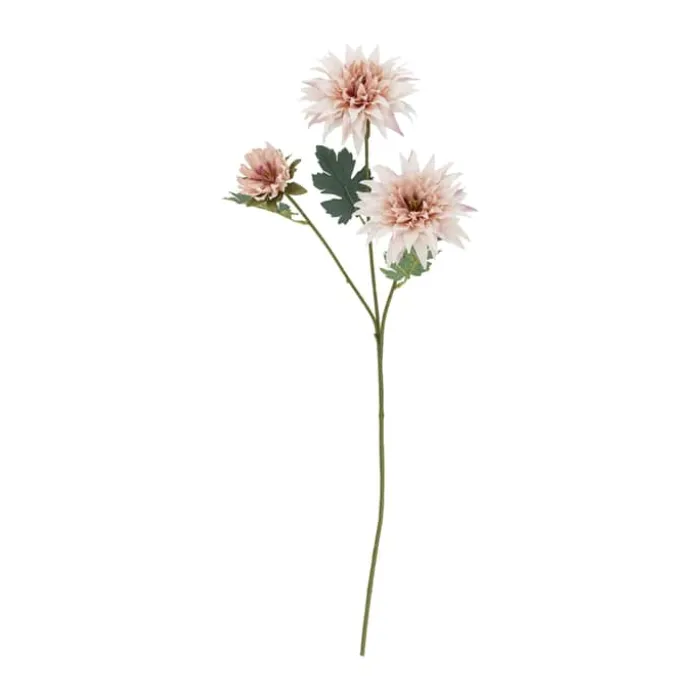 Bloomingville Kunstig blomst - Chrysantemum stilk H 63,5 cm - Polyster - Lyserød