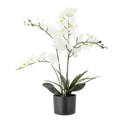 Bloomingville Kunstig Plante - Orchid Ø 16 x H 84 cm - Polyester - Grøn