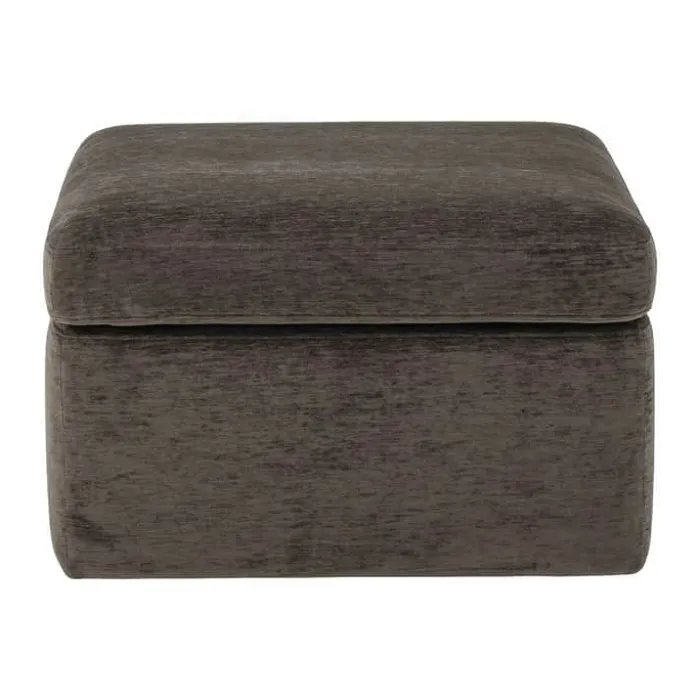 Bloomingville Lanna Puf H 42 x B 70 x L 70 cm - Polyester - Brun