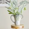 Bloomingville Ledger Vase H 21 x B 15 x L 26 cm - Stentøj - Grøn