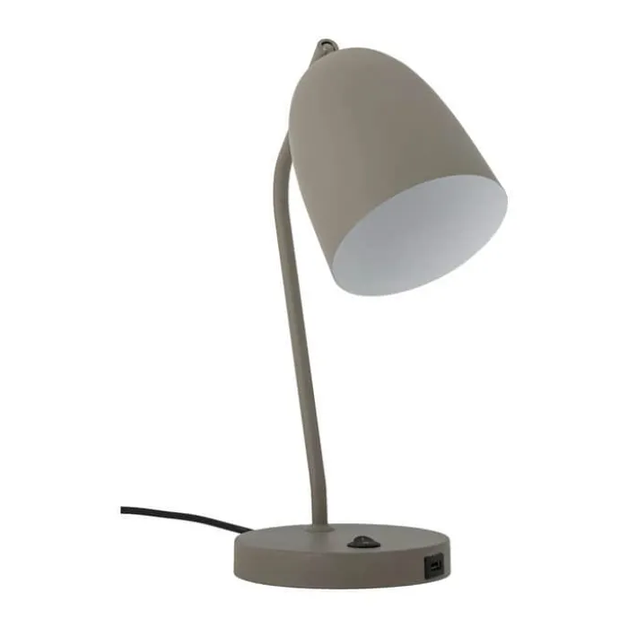 Bloomingville Lemar Bordlampe H 37 x B 15 x L 26 cm - Metal - Grå