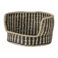 Bloomingville Lenina Hundekurv H 25 x B 40 x L 40 cm - Søgræs - Sort