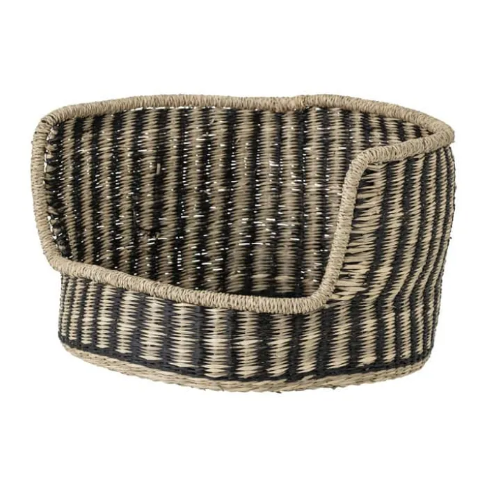 Bloomingville Lenina Hundekurv H 25 x B 40 x L 40 cm - Søgræs - Sort